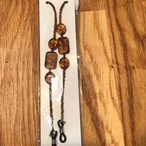 Beaded Eyeglass Cord 26” Long New in Packaging